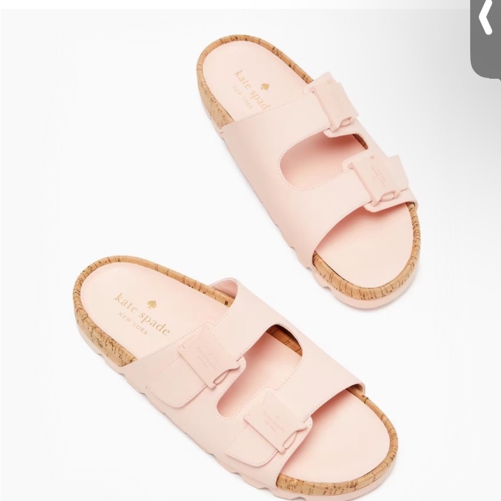 Kate Spade Pink Slide Sandals
